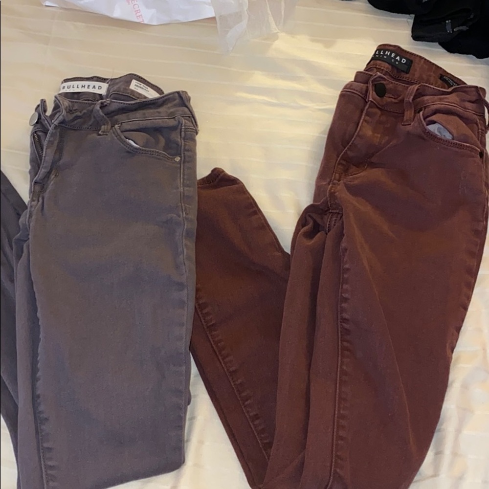 2 bullhead Pacsun skinny jeans